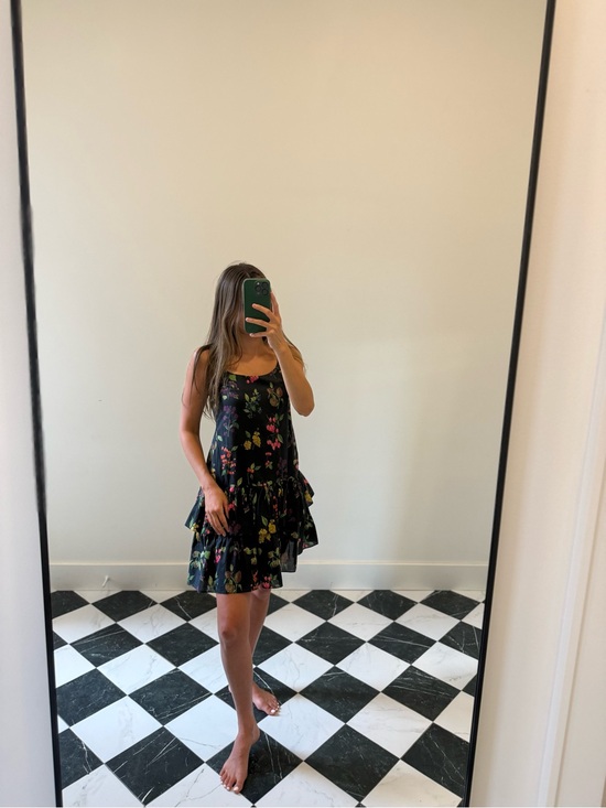 Cara Cara Dresses & Skirts - Cara Cara Floral Black Dress XS
